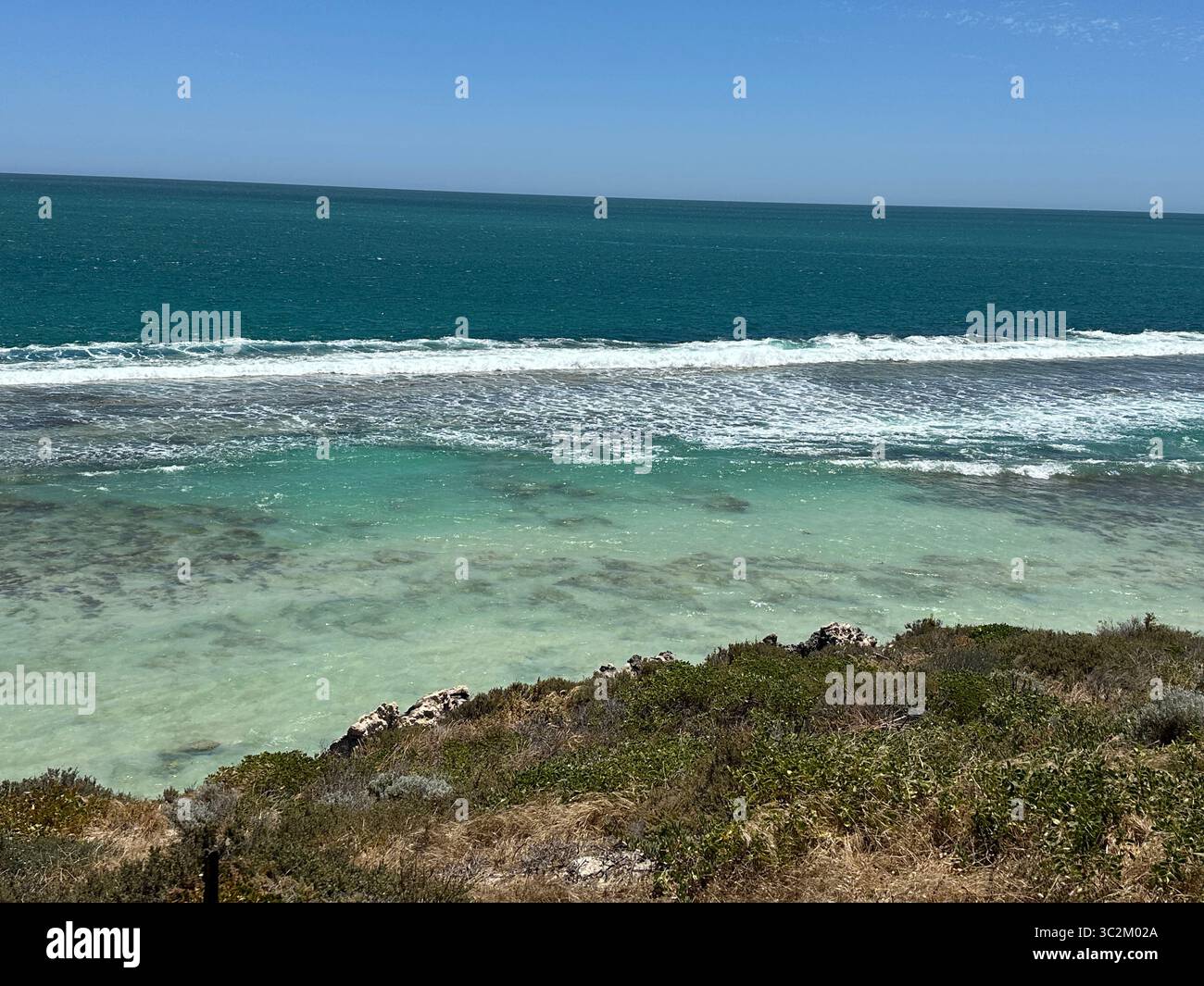 Wunderschöne Lagune Am Australischen Ozean - Smartphone-aufgenommenes Stockfoto