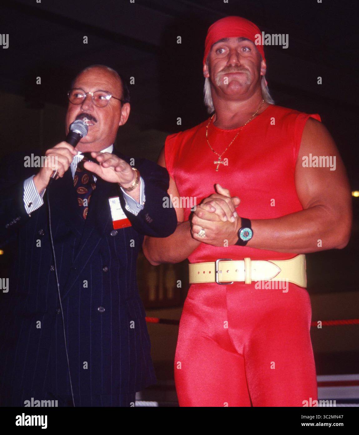 Hulk Hogan ist gestorben. 1990 Hulk Hogan Gene Okerland Foto von John Barrett/PHOTOlink/MediaPunch Stockfoto