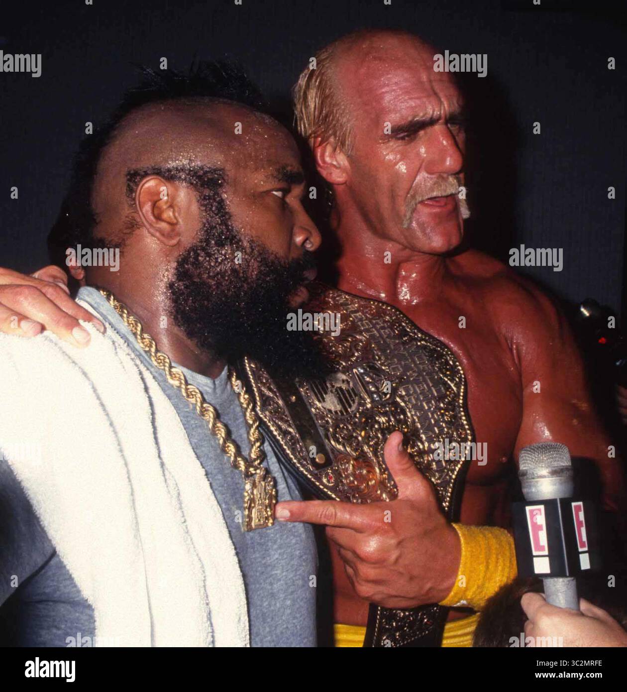 Hulk Hogan ist gestorben. 1995 Hulk Hogan MR T Foto von John Barrett/PHOTOlink/MediaPunch Stockfoto