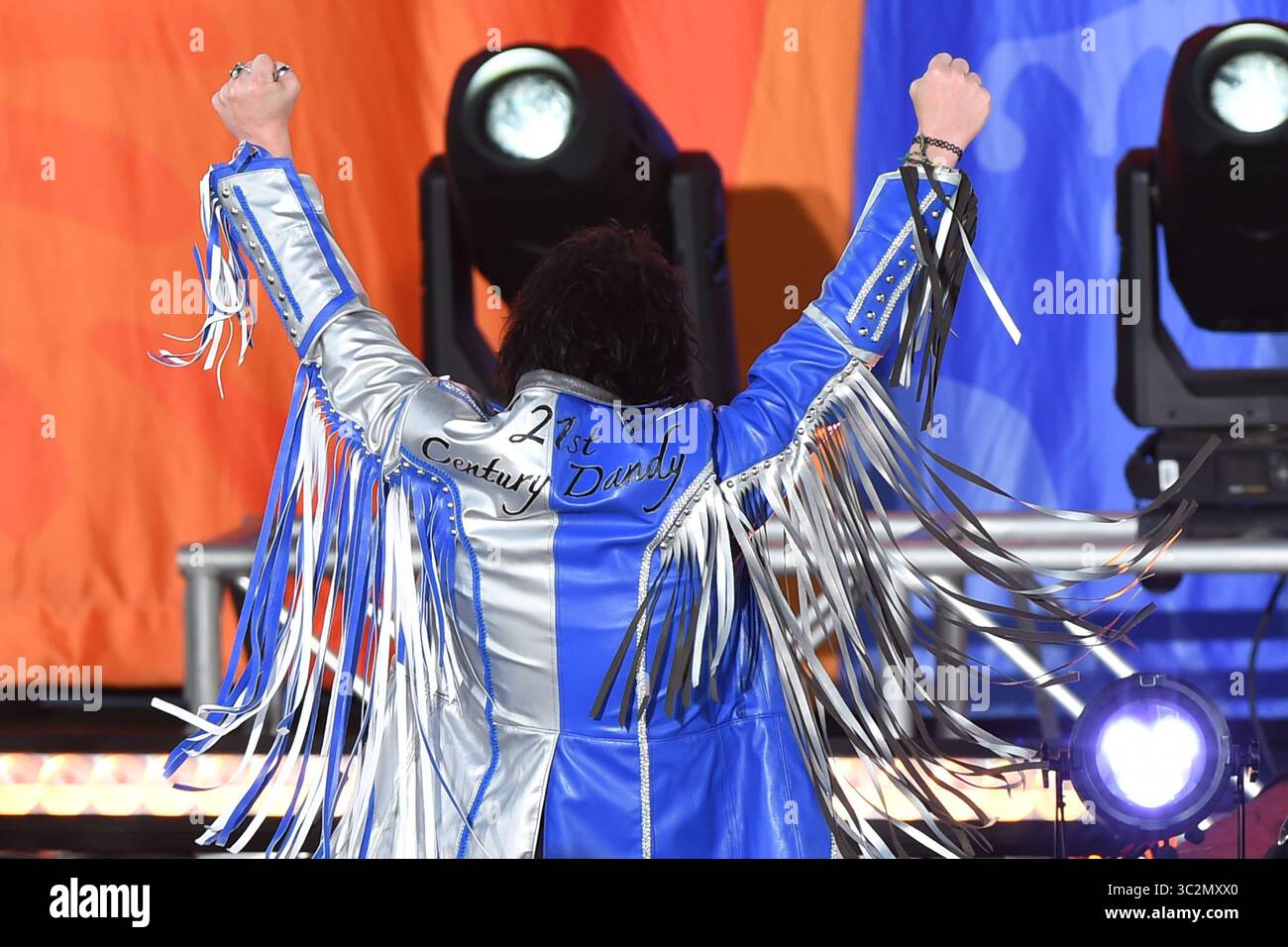 12. Juli 2019 - New York, NY, USA - 12. Juli 2019 New York City..The Struts in der Good Morning America's Summer Concert Series am 12. Juli 2019 in New York City. (Foto: © Kristin Callahan/Ace Pictures via ZUMA Press) Stockfoto