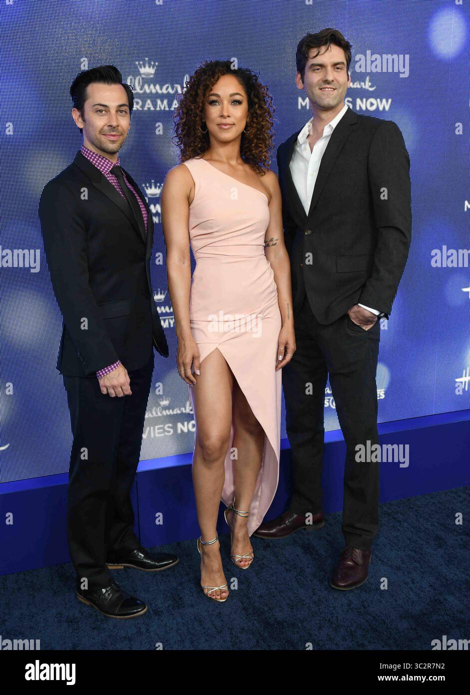 Juli 26, 2019, Beverly Hills, Kalifornien, USA: 26. Juli 2019 - Beverly Hills, Kalifornien - Blake Silber, argis Rose, Joey Fikins. Hallmark Channel und Markenzeichen Filme & Geheimnisse 2019 Sommer TCA an einer privaten Residenz statt. Photo Credit: Birdie Thompson/AdMedia (Credit Bild: © Birdie Thompson/AdMedia über ZUMA Draht) Stockfoto