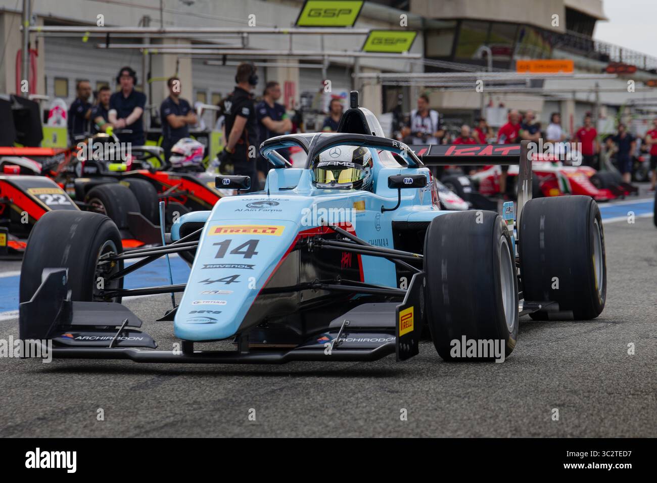 FRECA 2025 auf Circuit Paul Ricard, Castellet, FRANKREICH, 07/2025 Florent 'MrCrash' B. Stockfoto