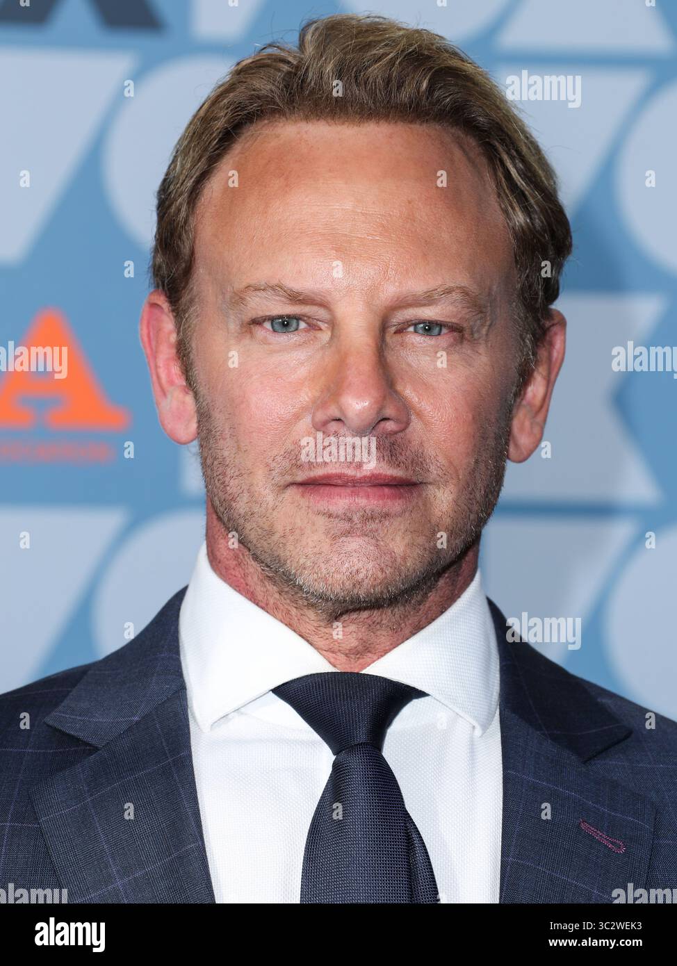 7. August 2019, Los Angeles, Kalifornien, Vereinigte Staaten: Schauspieler Ian Ziering kommt auf der FOX Summer TCA 2019 All-Star Party an, die am 7. August 2019 in den Fox Studios in Los Angeles, Kalifornien, USA stattfindet...Wo: Los Angeles, Kalifornien, Vereinigte Staaten.Wann: 07. August 2019.Credit: >..**NUR VERFÜGBAR FÜR DIE USA* (Credit Image: © Xavier Collin/WENN via ZUMA Press) Stockfoto