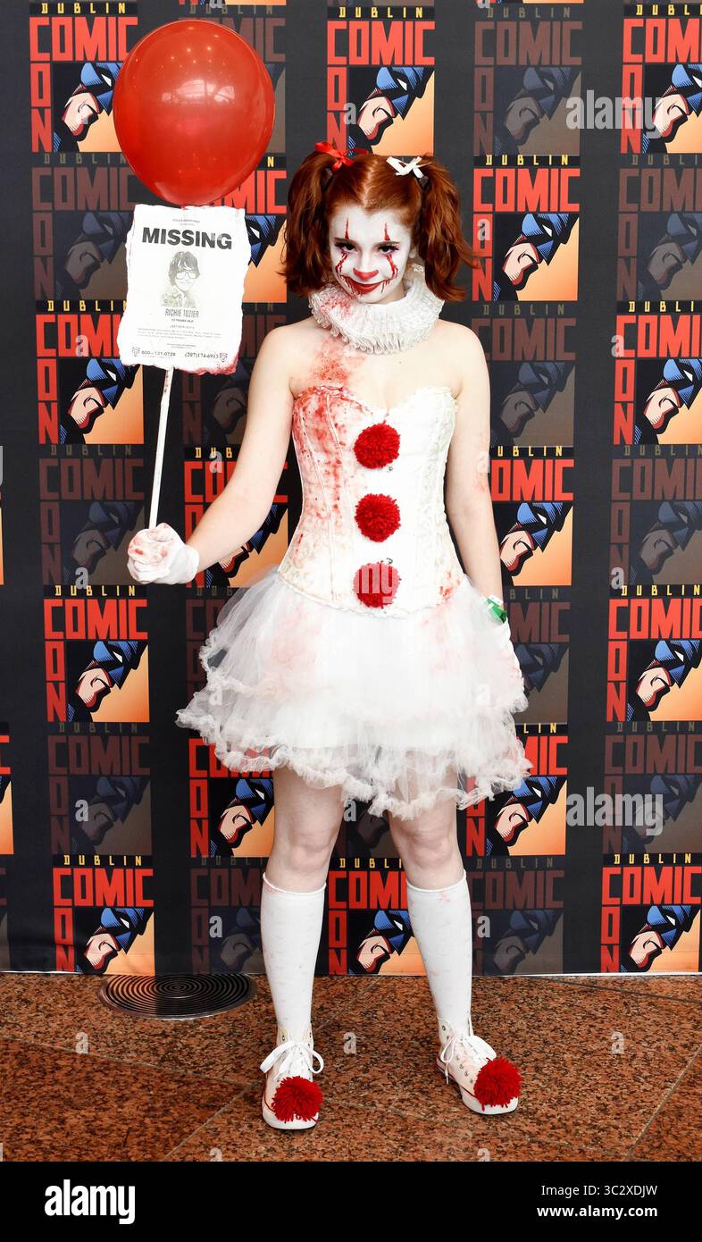 August 2019, Dublin, Irland: Dublin Comic Con 2019 Summer Edition im Convention Centre, Dublin, Irland - 11.08.19...mit: Erika Phelan.Wo: Dublin, Irland.Wann: 12. August 2019.Credit: >..**NUR FÜR DIE USA ERHÄLTLICH* (Credit Image: © Si1/WENN via ZUMA Press) Stockfoto