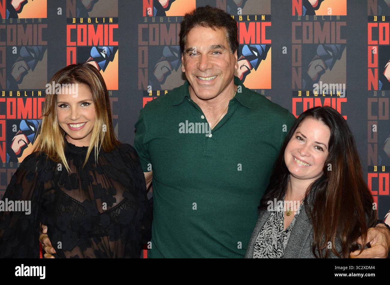 August 2019, Dublin, Irland: Dublin Comic Con 2019 Summer Edition im Convention Centre, Dublin, Irland - 11.08.19...mit: Charisma Carpenter, Lou Ferrigno, Holly Marie Combs.Wo: Dublin, Irland.Wann: 12. August 2019.Credit: >.**NUR FÜR DIE USA ERHÄLTLICH* (Credit Image: © Si1/WENN via ZUMA Press) Stockfoto