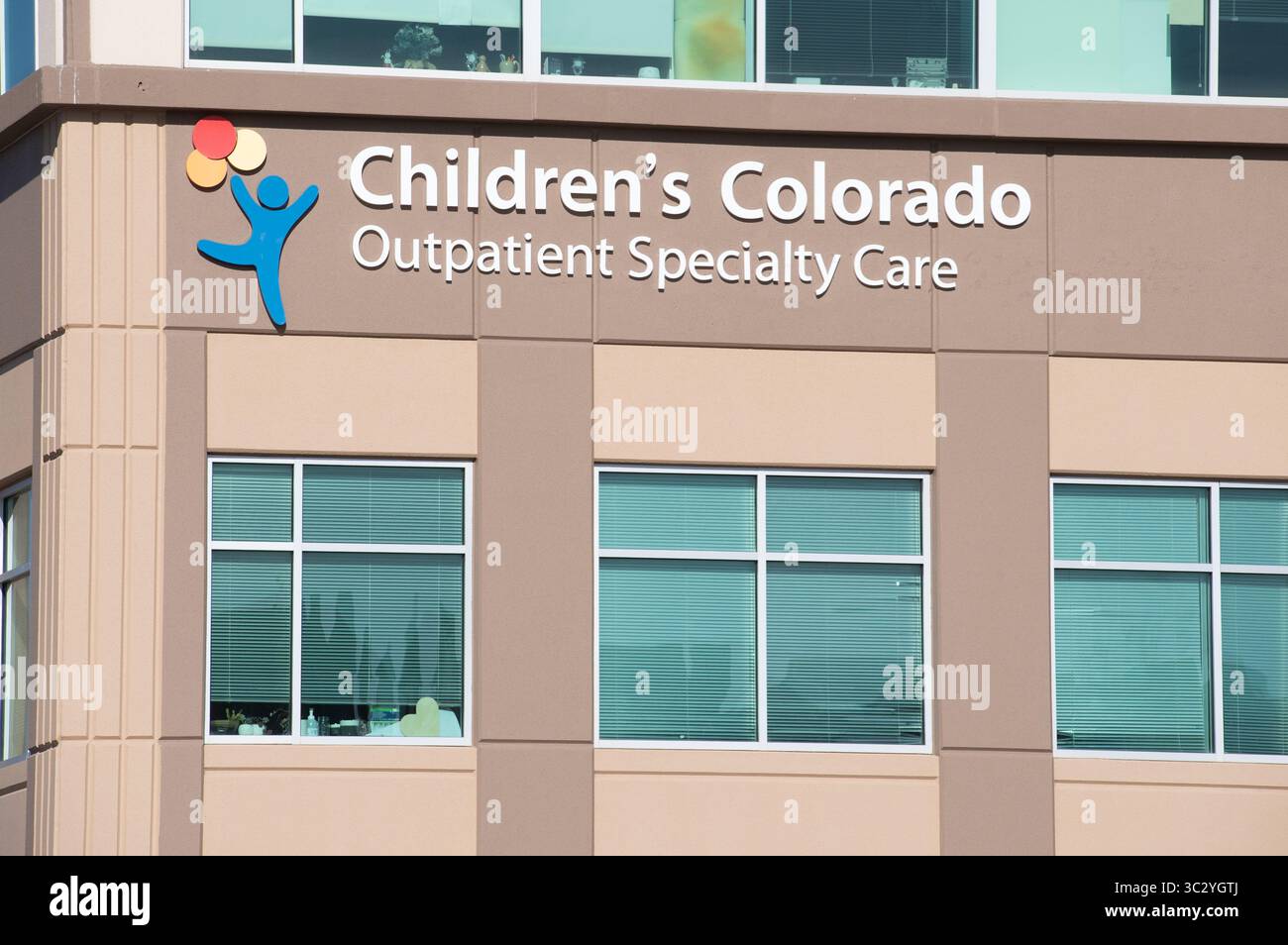 Kinderkrankenhaus, UC Health Care System, North Colorado Springs, Colorado Stockfoto