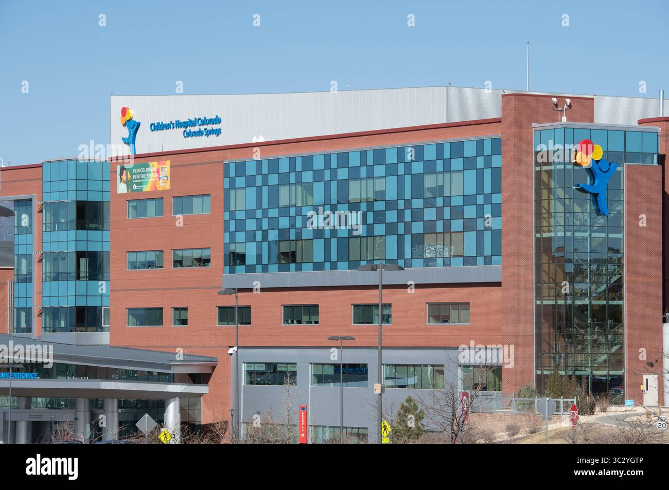 Kinderkrankenhaus, UC Health Care System, North Colorado Springs, Colorado Stockfoto