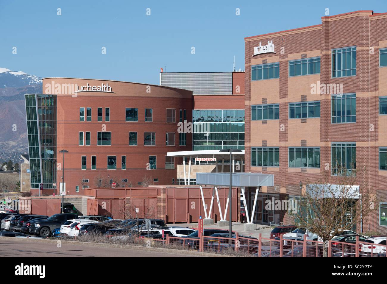 UC Health's Memorial Hospital, North Colorado Springs, Colorado Stockfoto