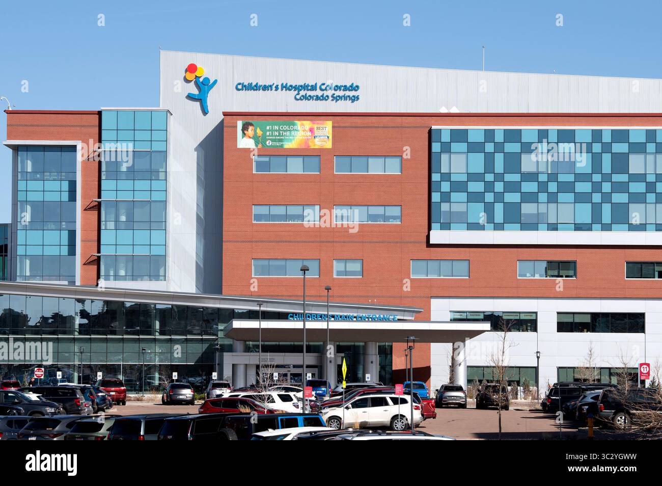 Kinderkrankenhaus, UC Health Care System, North Colorado Springs, Colorado Stockfoto