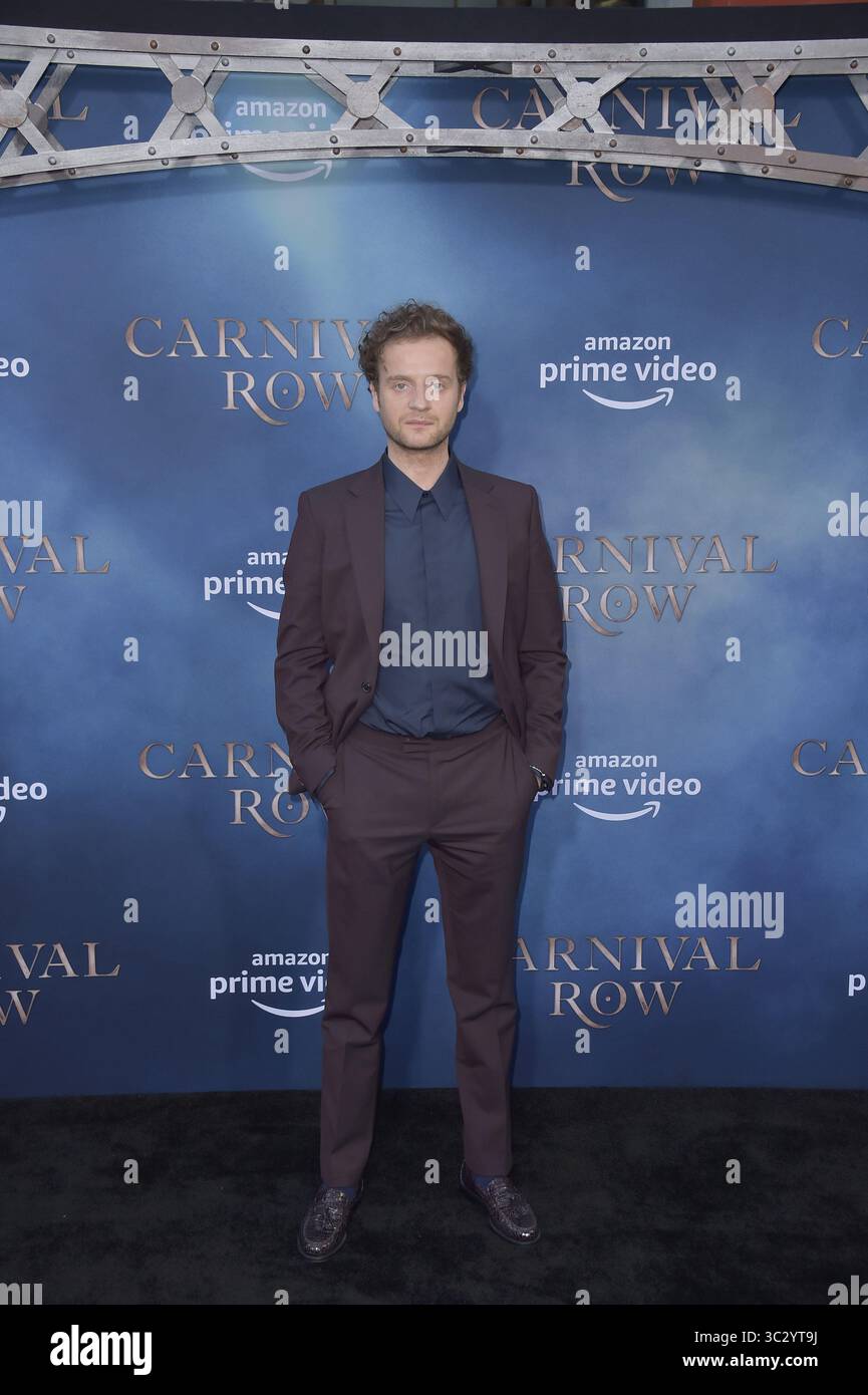 21. August 2019, La, Vereinigte Staaten von Amerika: Andrew Gower kommt am 21. August 2019 zur LA-Premiere von Amazons ''Carnival Row'' im TCL Chinese Theatre in Hollywood, Kalifornien (Credit Image: © Famous/Ace Pictures via ZUMA Press) Stockfoto