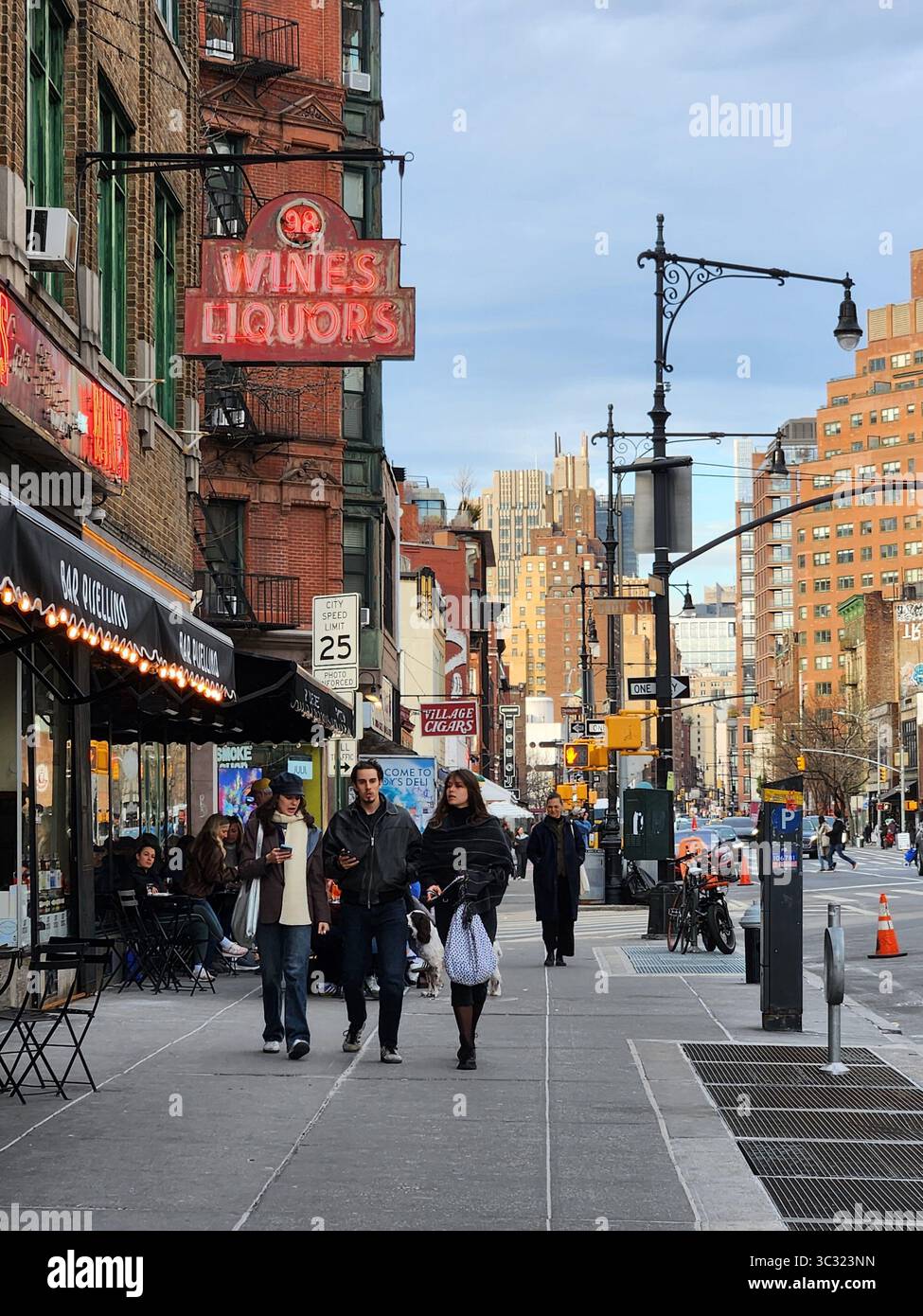 7th Avenue greenwich Village Stockfoto