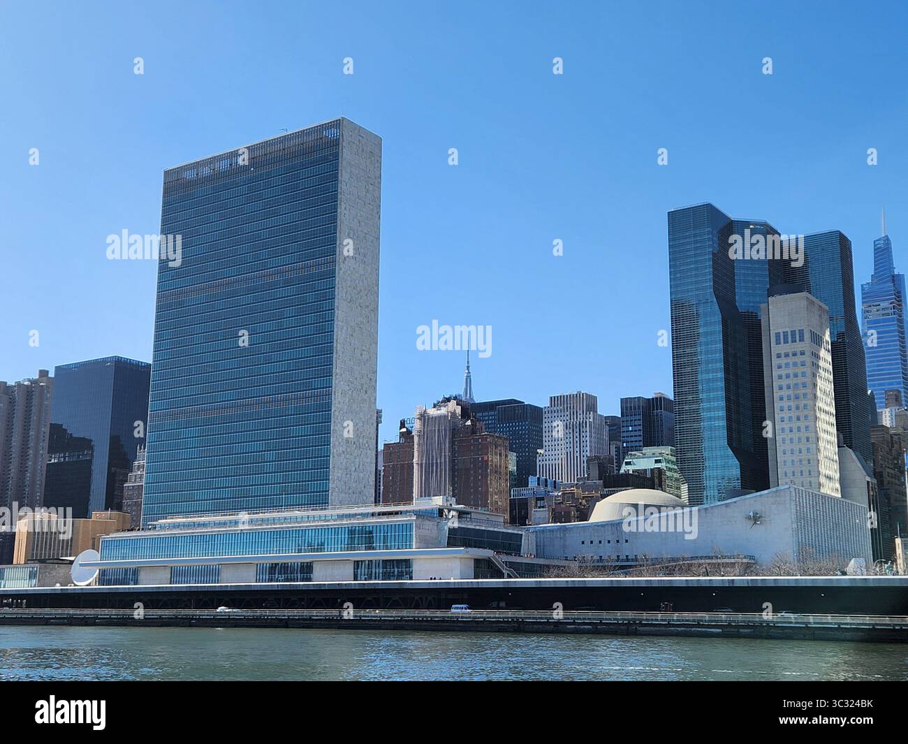 UN-Hauptquartier New york Stockfoto