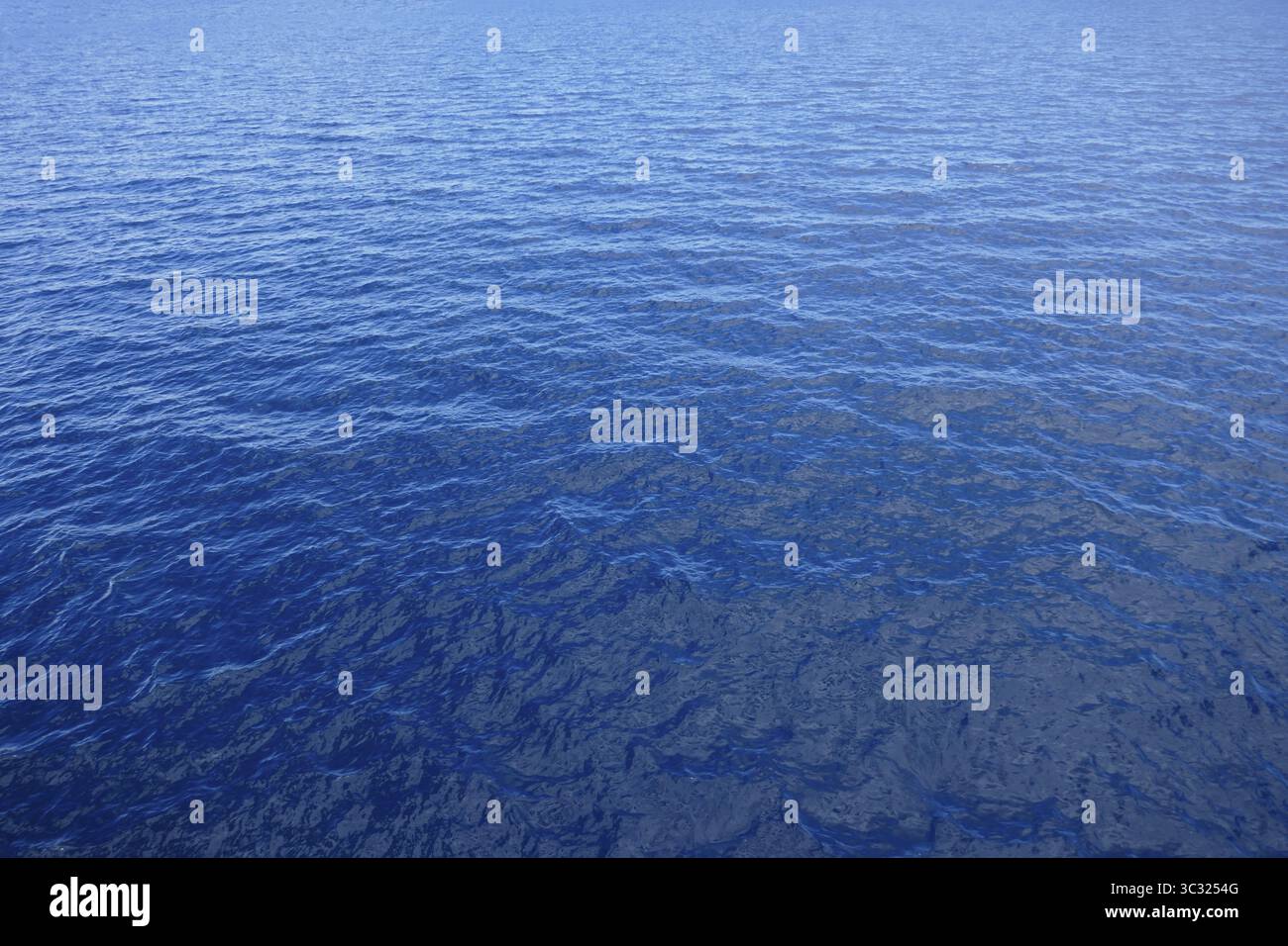 Meeresoberfläche, blau, ruhig, Tanon Street, Negros, Cebu, Philippinen Stockfoto