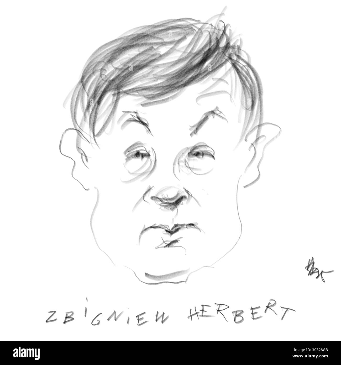 Zbigniew Herbert Stockfoto