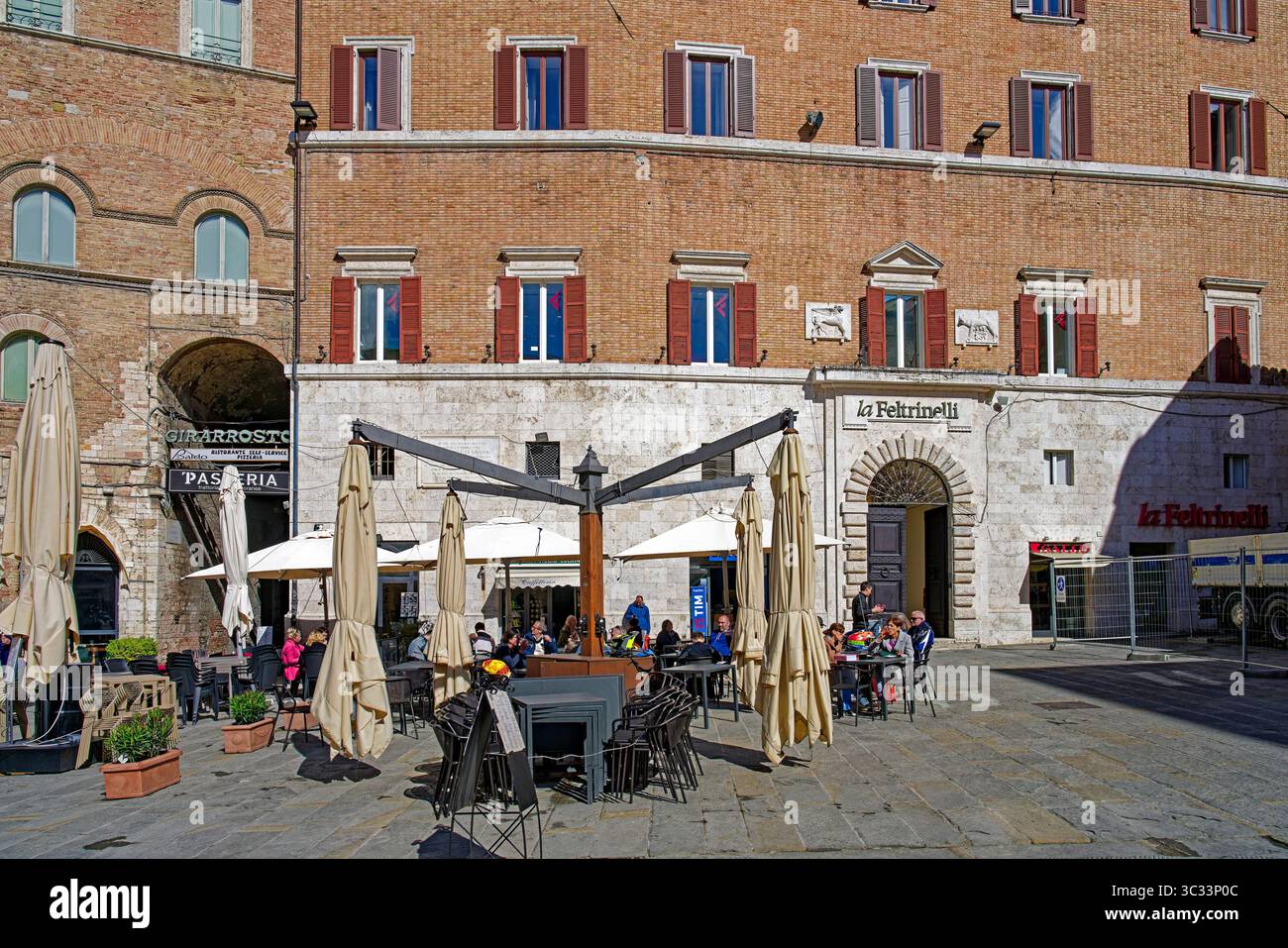 Palazzo Ceccoli Stockfoto