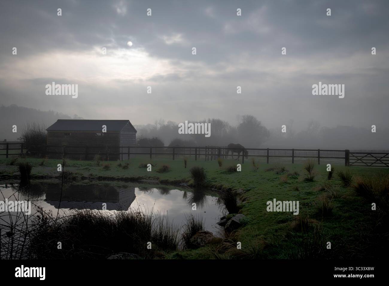 Auf Dem Land Englands Stockfoto