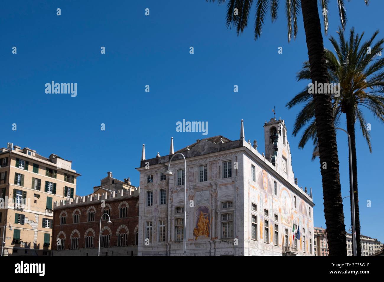 Palazzo San Giorgio, Genua, Italien Stockfoto