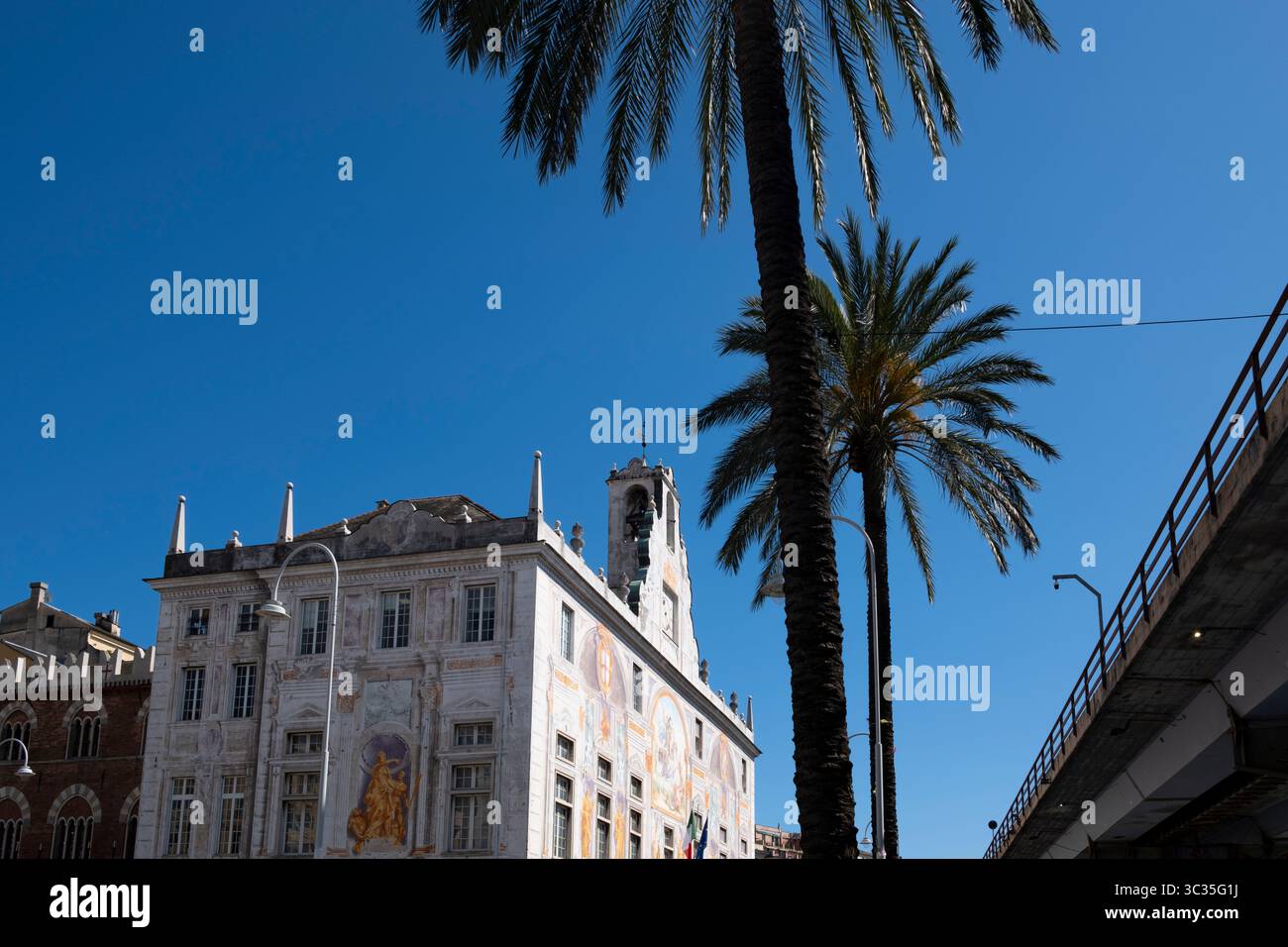 Palazzo San Giorgio, Genua, Italien Stockfoto