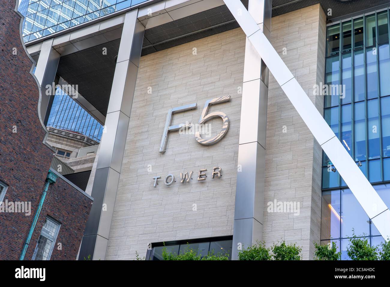Der F5 Tower im Zentrum von Seattle, WA, USA. Stockfoto