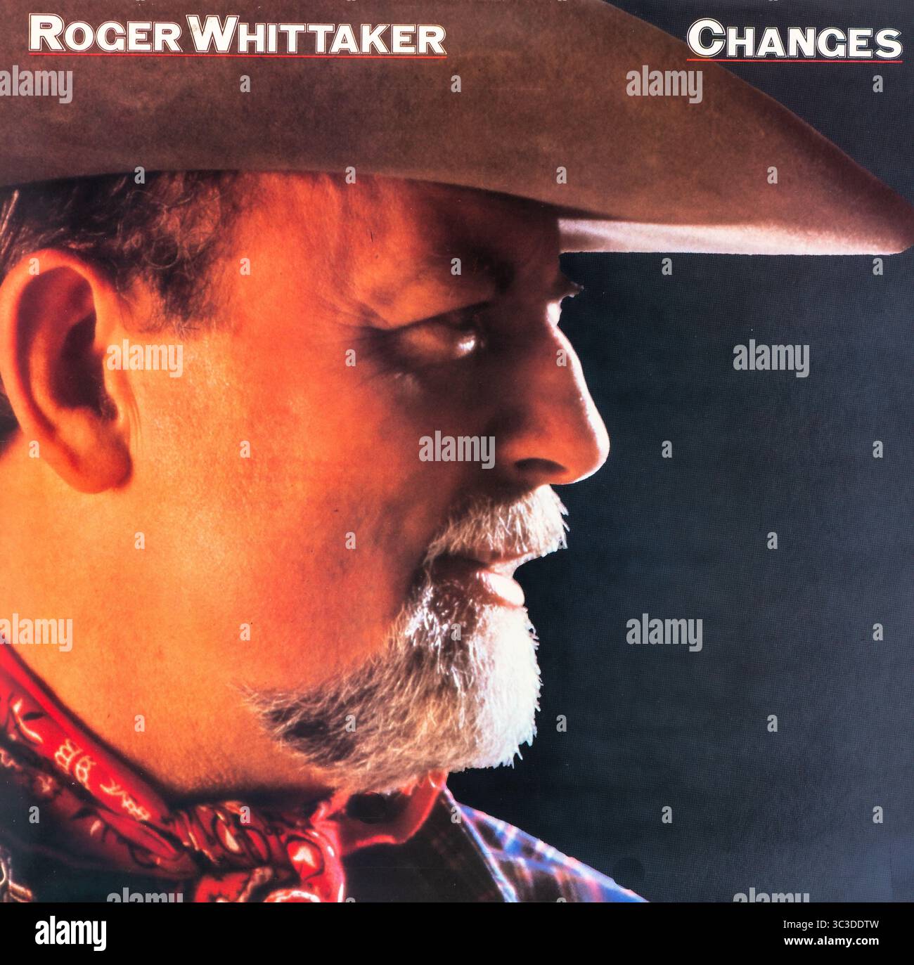 Aktenumschlag Art.. Roger Whittaker... Stockfoto