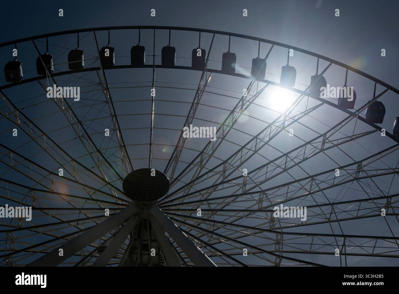 Glücksrad, Puebla, Puebla, Mexiko, 30 de julio de 2022 Stockfoto