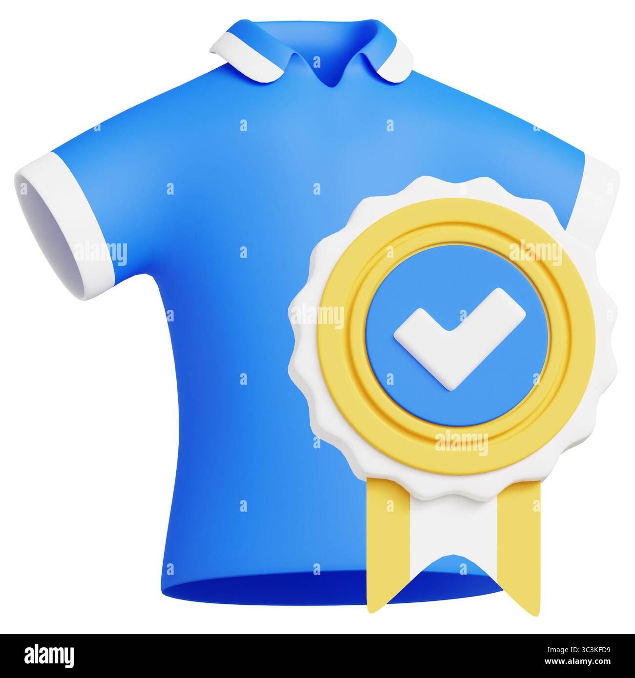 Illustration der 3D-Symbole in Merchandise-Qualität. Stockfoto