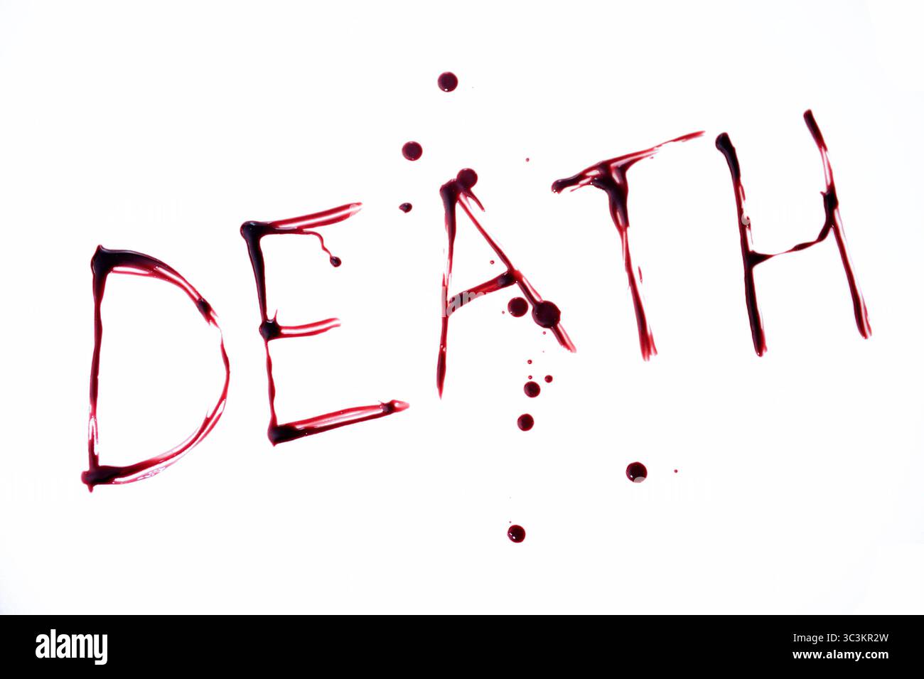 Konzept - Tod geschrieben in Blutunfall, Afbeelding, an, Bell, Bilt, bloed, Blut, Blut, Blut, Blut, blau, Ciminal, begehen, begangen, Verbrechen, Crimi, kriminell, Becher, tot, Tod, Haushalt, dood, Genre, Tipp, Horror, Haushalt, Bild, töten, getötet, Literatur, Moord, Mord, mysteriös, geheimnisvoll, niemand, Person, Foto, Polizei, Polizei, Polizeiarbeit, Stockfoto, Stockbeeld, Stockfoto, Geschichte, Spannung, Thriller, Gewalt, gewalttätig, Wehe, Wort, geschrieben, Stockfoto