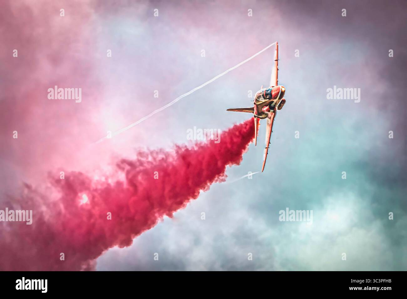 Rote Pfeile Stockfoto