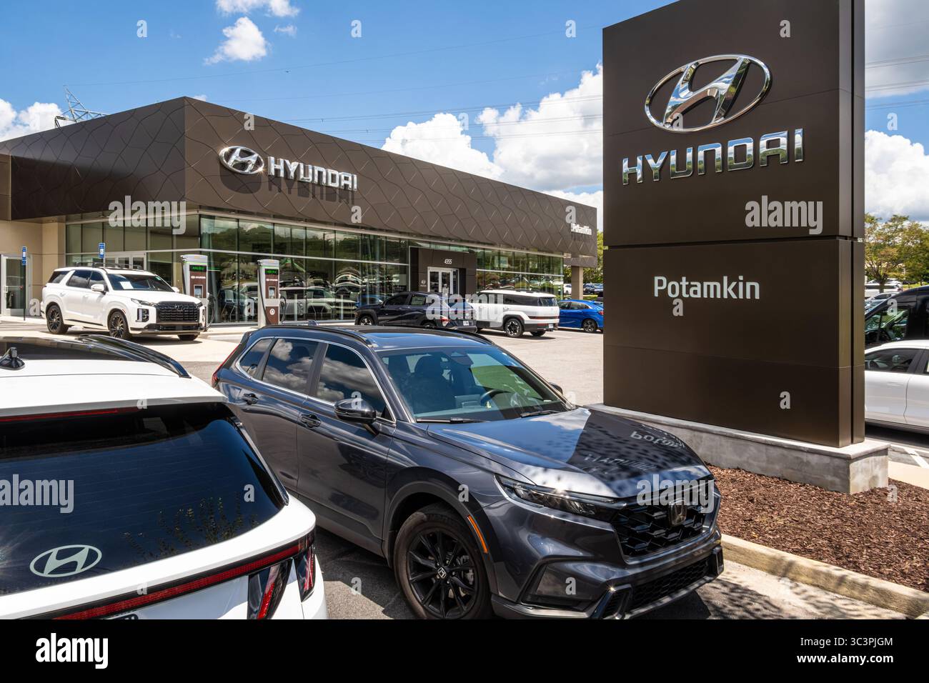 Potamkin Hyundai Stone Mountain Autohaus in Lilburn, Georgia, östlich von Atlanta. (USA) Stockfoto