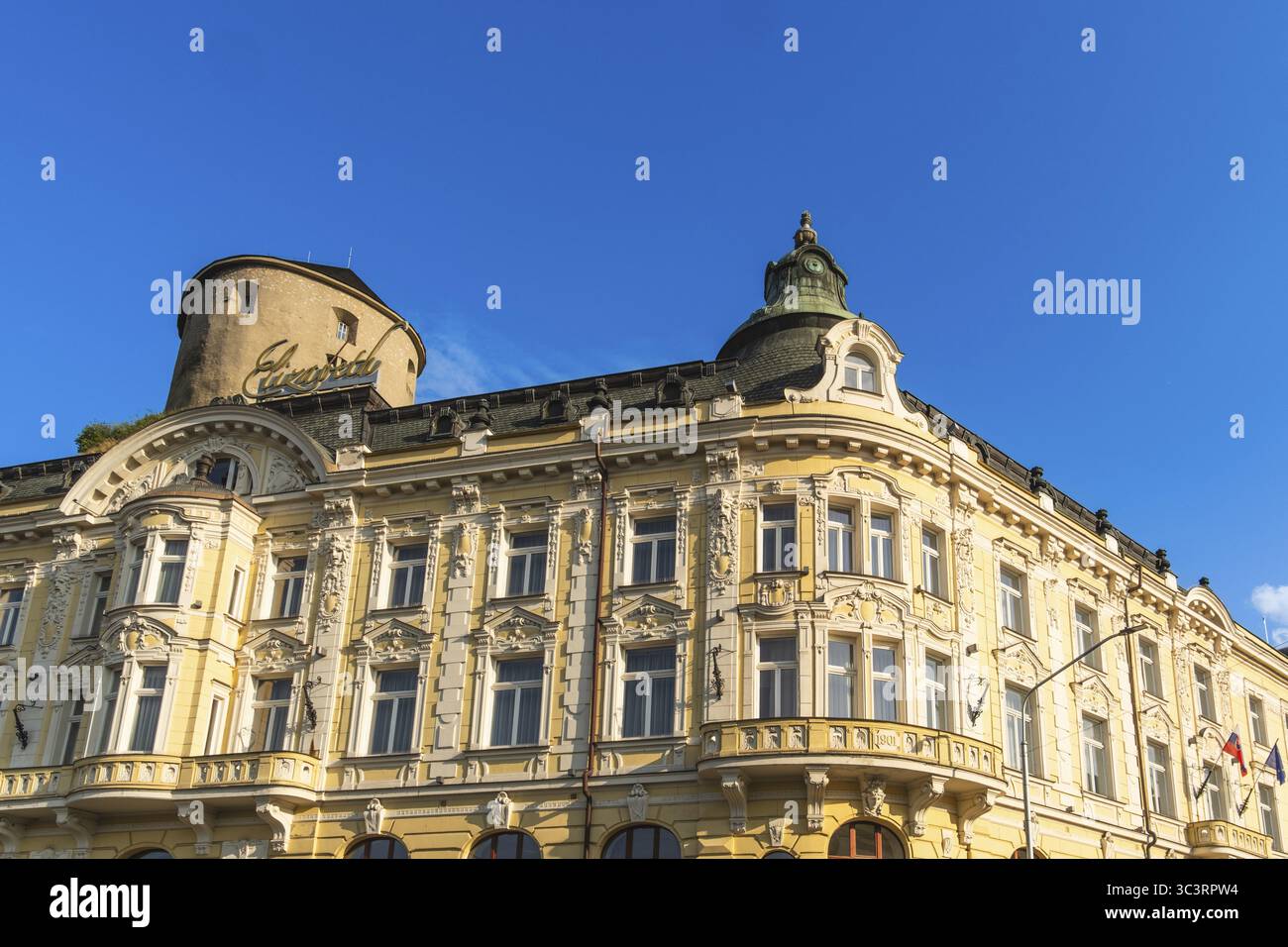 Hotel Elizabeth, Kulturhauptstadt 2026, TrenDin, Slowakei Stockfoto