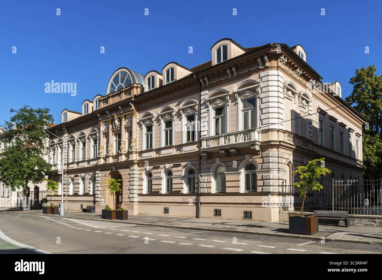 Die M. A. Bazovsky Galerie Kulturhauptstadt 2026, TrenDin, Slowakei Stockfoto