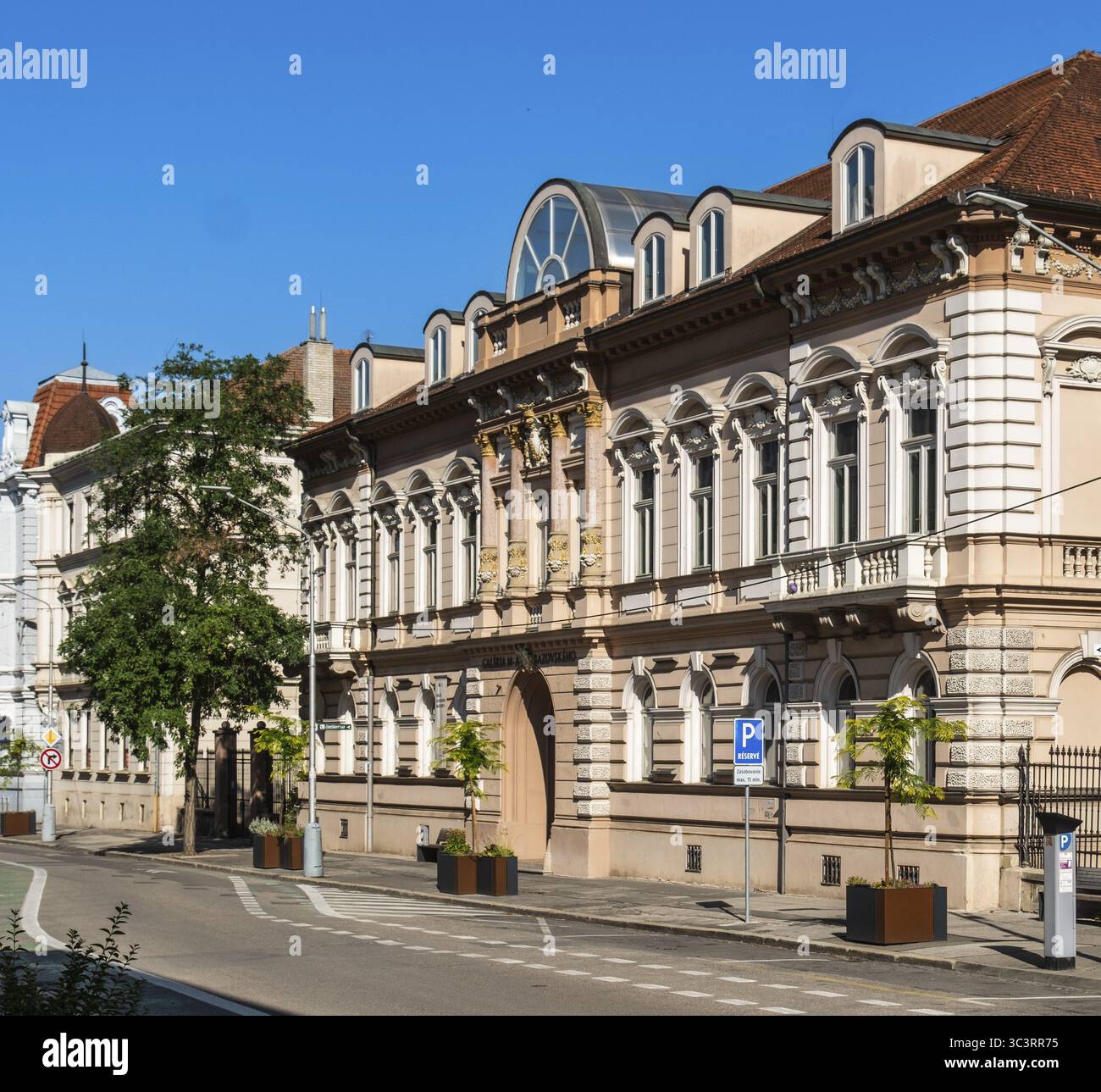 Die M. A. Bazovsky Galerie Kulturhauptstadt 2026, TrenDin, Slowakei Stockfoto