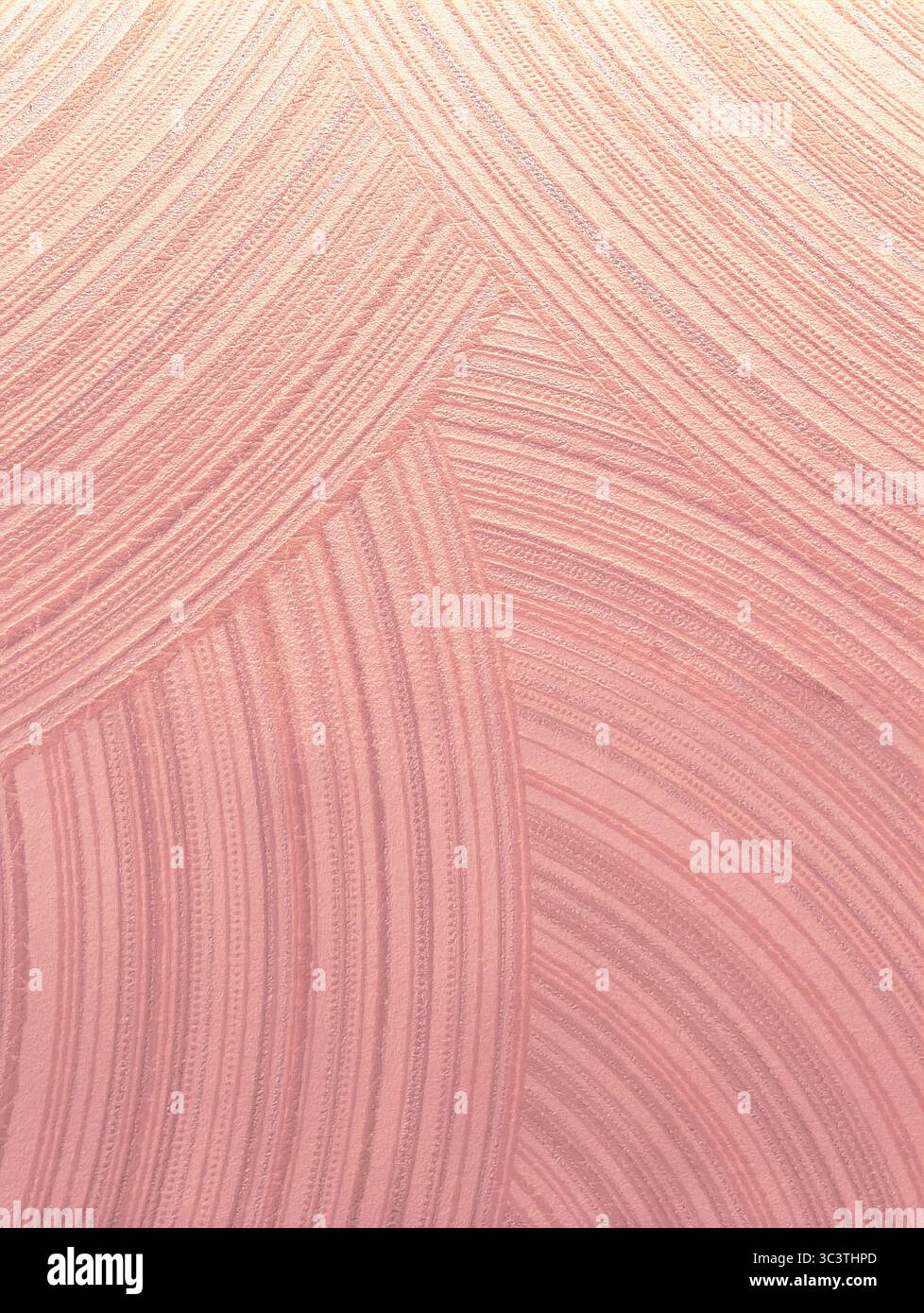 Eleganter abstrakter Hintergrund aus Roségold mit künstlerischen Wirbeln und Texturen. Hochauflösendes Bild perfekt für stilvolle Hintergrundbilder, digitales Marketing und kreative Projekte Stockfoto