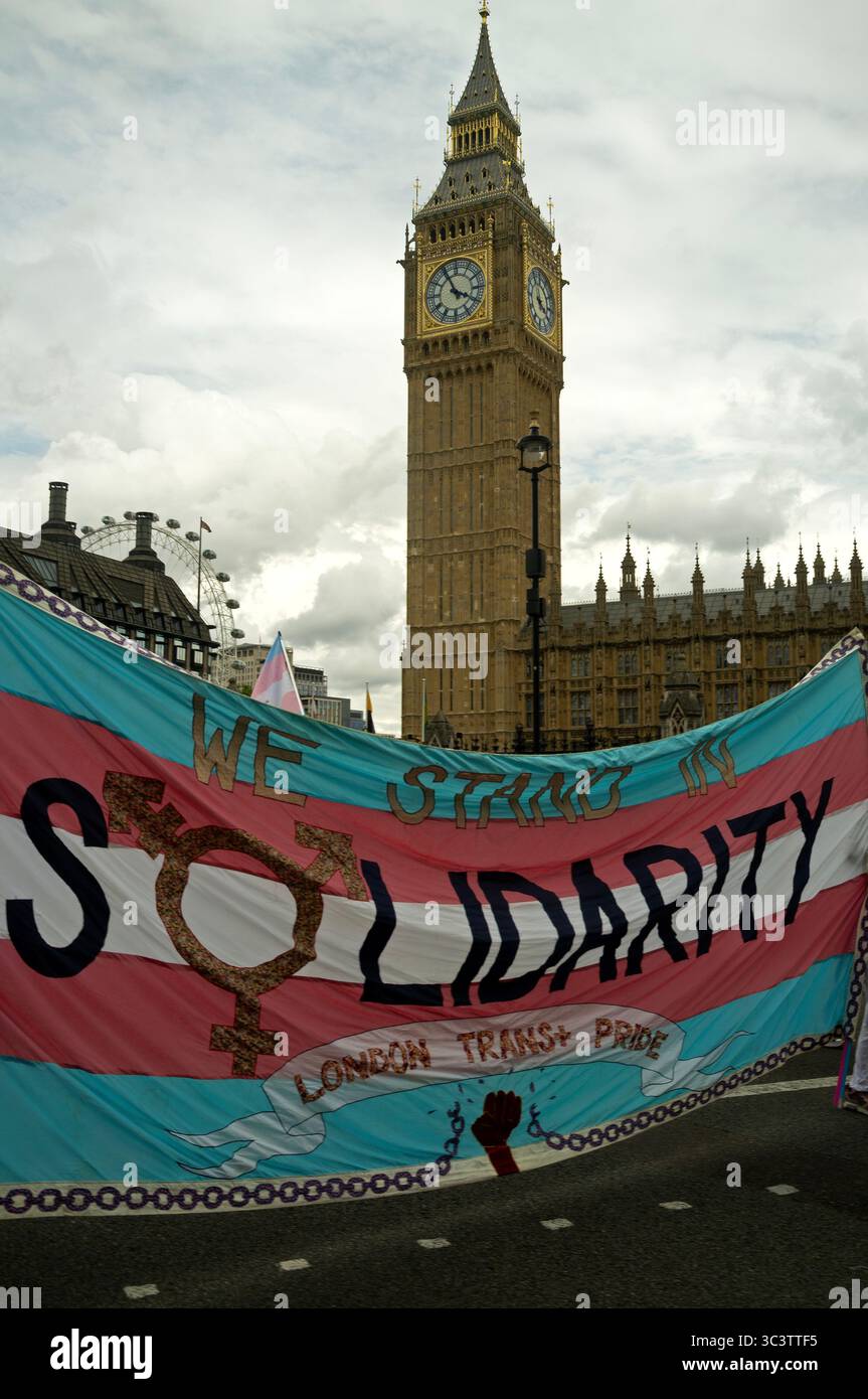 Trans-Stolz Stockfoto