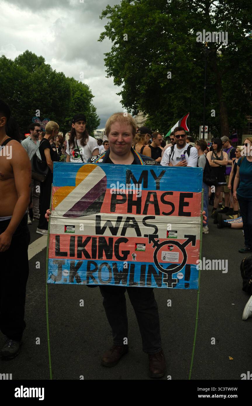 Trans-Stolz Stockfoto