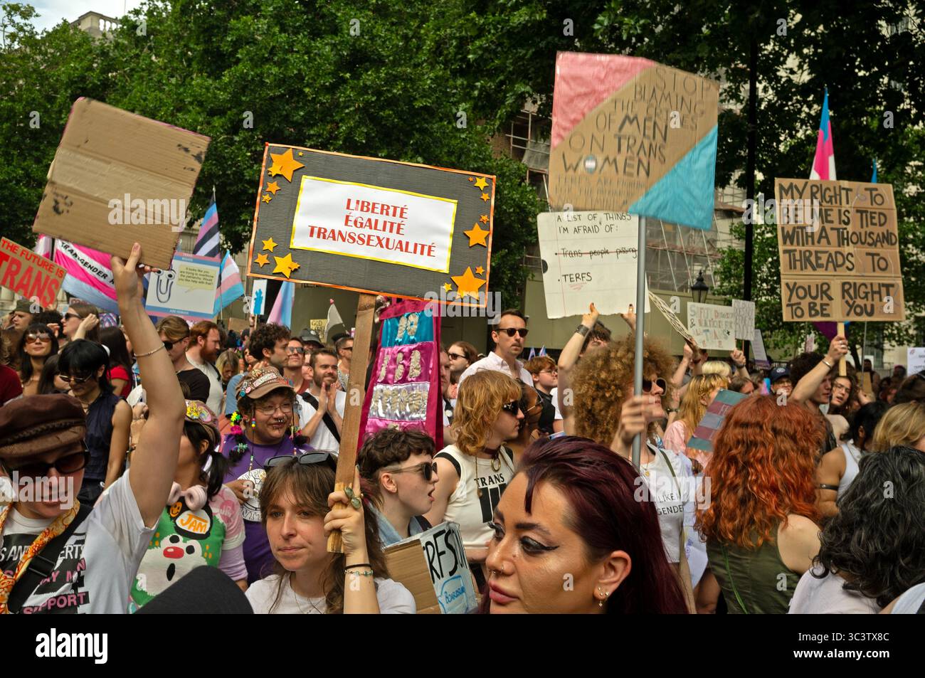Trans-Stolz Stockfoto