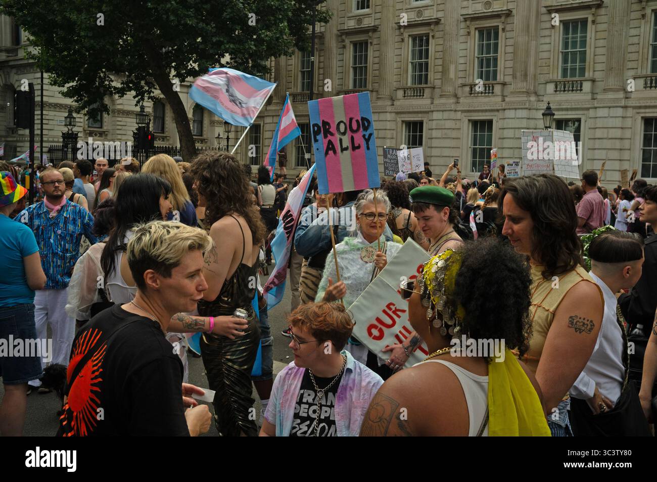Trans-Stolz Stockfoto