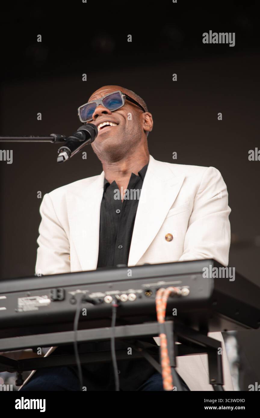 London, Vereinigtes Königreich. Juli 2025. Roachford tritt live beim Uptown Festival auf. Cristina Massei/Alamy Live News. Stockfoto