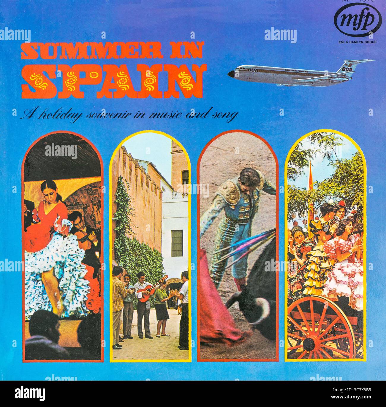 Vinyl Art.. Das ist Spanien. Stockfoto