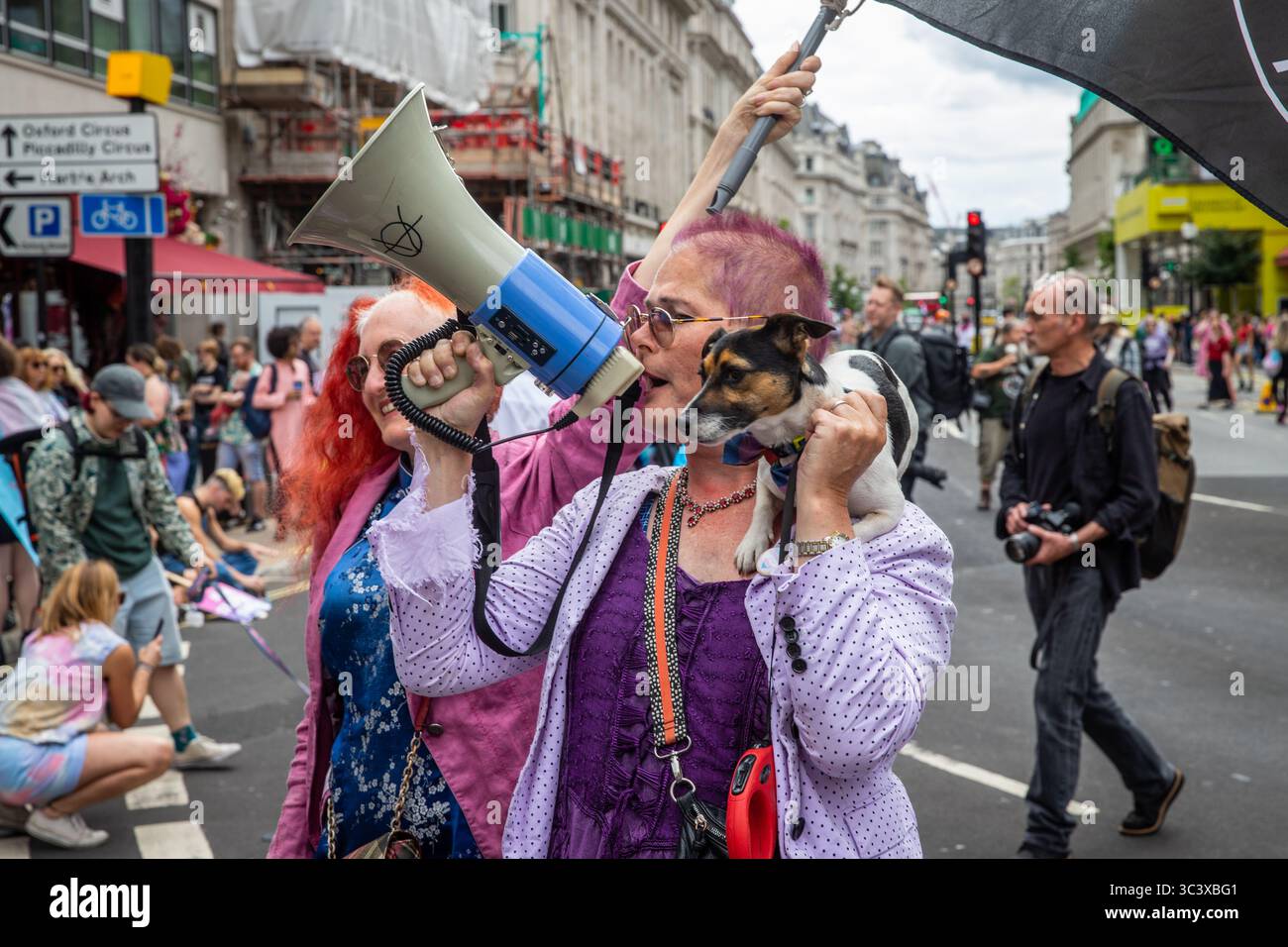 Sarah Jane Parker bei London Trans Pride 2025 Stockfoto