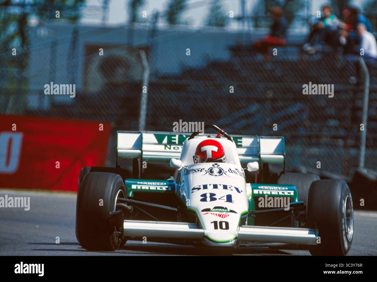 1984 Mike Thackwell - Skoal Bandit RAM 02 hart - F1 Grand Prix von Kanada - Montréal - Hasselblad Original Slide Scan Stockfoto