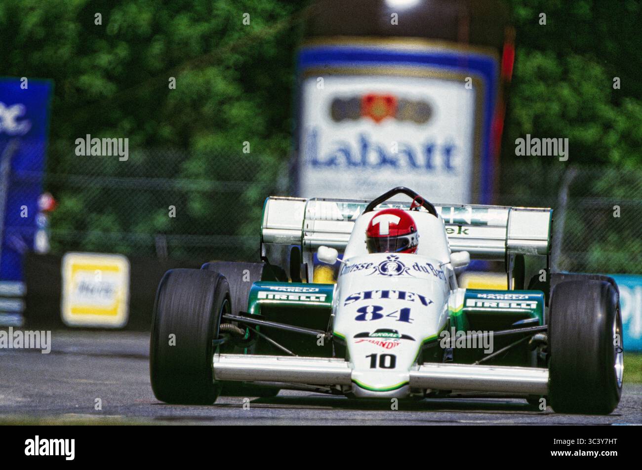 1984 Mike Thackwell - Skoal Bandit RAM 02 hart - F1 Grand Prix von Kanada - Montréal - Hasselblad Original Slide Scan 2 Stockfoto