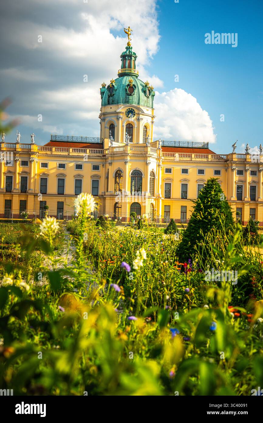 Schloss Charlottenburg in Berlin. Stockfoto