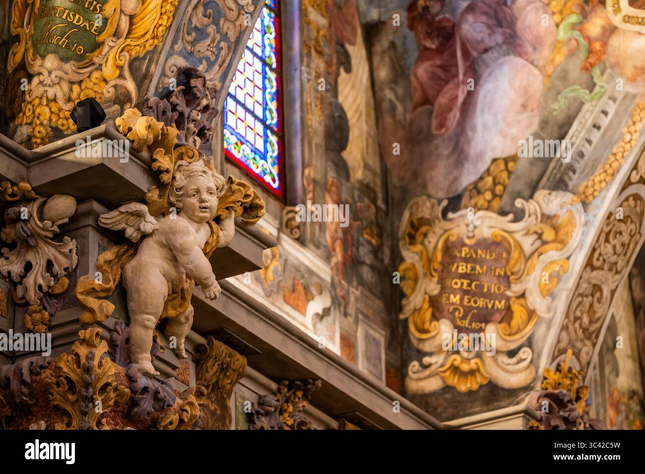 Kirche San Nicolas, Valencia, Spanien. Stockfoto