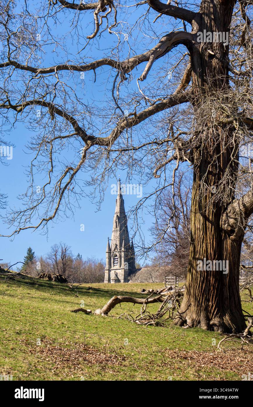 St Mary's Church, Studley Royal, Ripon, North Yorkshire Stockfoto
