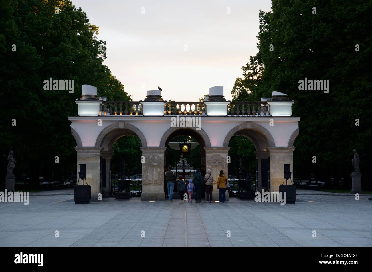 Sächsischer Palast, Warschau, Woiwodschaft Masowien, Polen, Europa Stockfoto