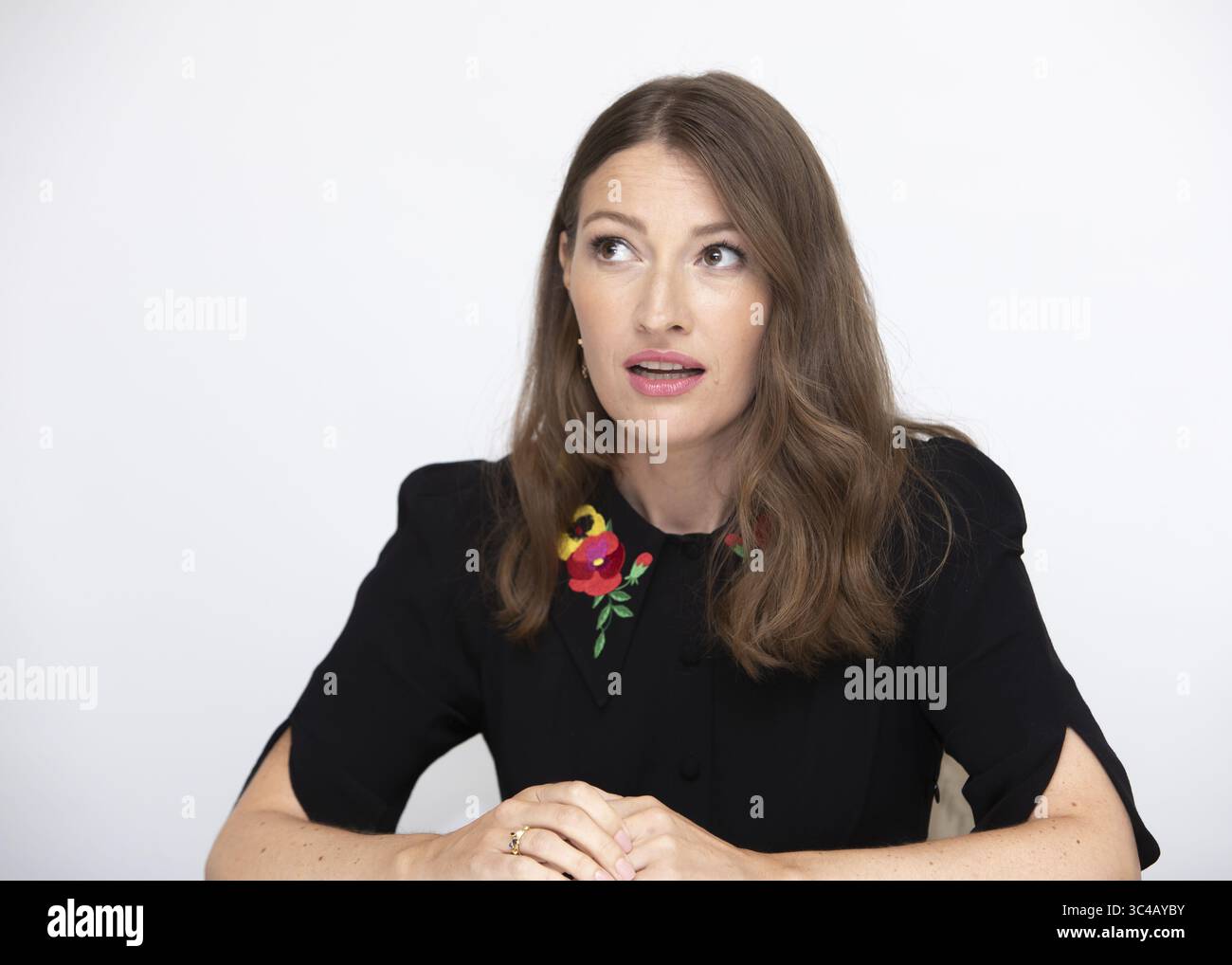 17. Juli 2018: Hollywood, Kalifornien, USA – Schauspielerin KELLY MACDONALD wirbt für den Film Puzzle in Hollywood. (Bild: © Armando Gallo/ZUMA Studio) Stockfoto