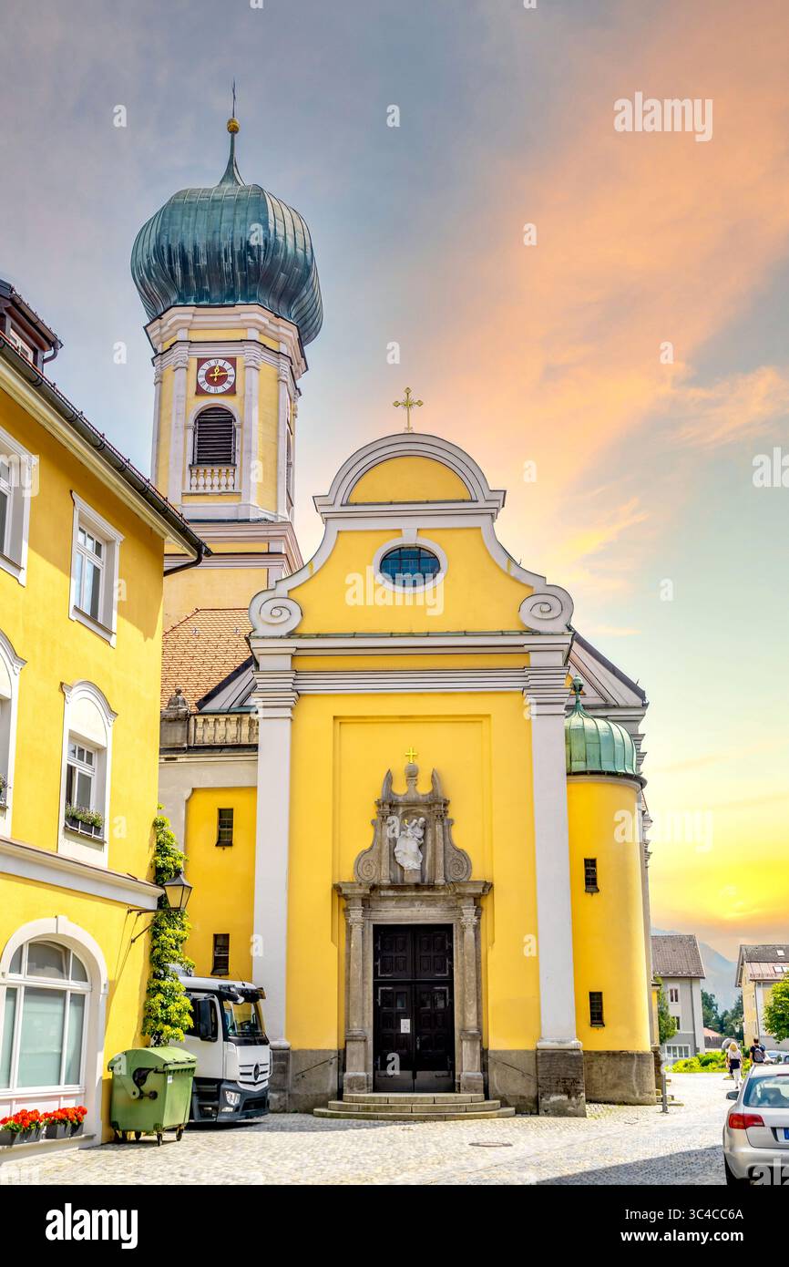 Altstadt von Immenstadt im Allgaeu, Deutschland Stockfoto