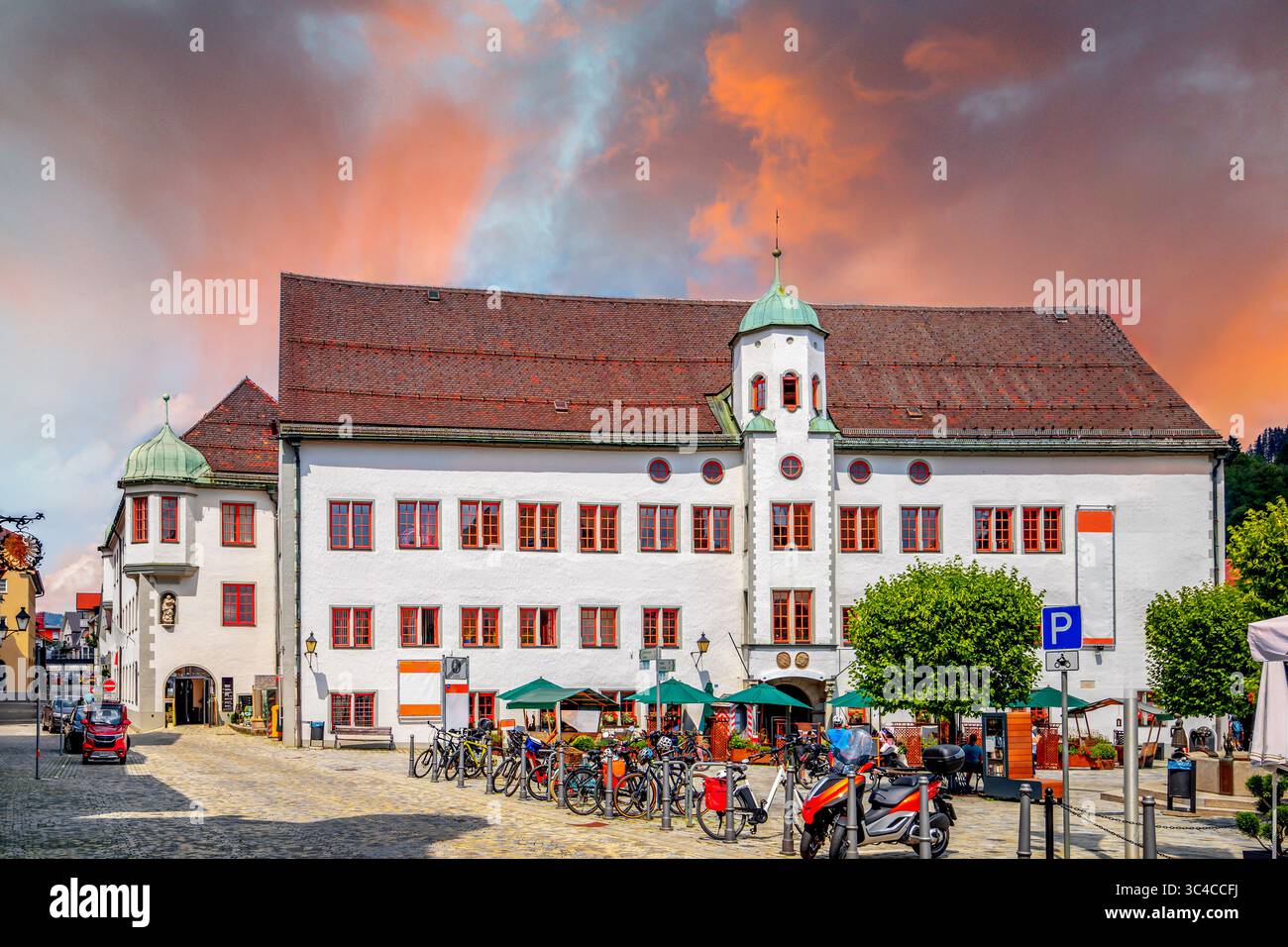 Altstadt von Immenstadt im Allgaeu, Deutschland Stockfoto