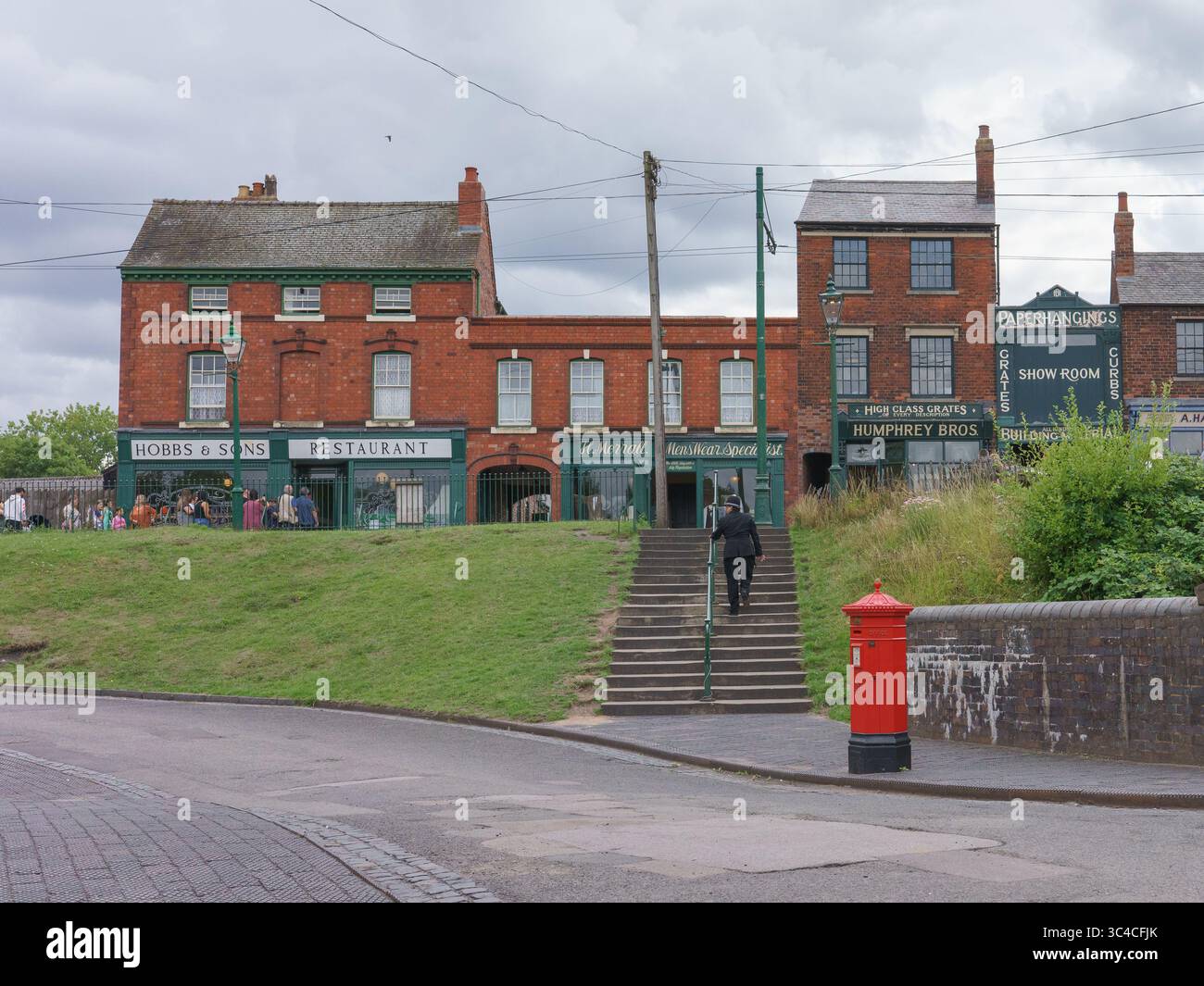Black Country Living Museum in Dudley - ein immersives Erlebnis wie ein Schritt zurück in die Vergangenheit Stockfoto